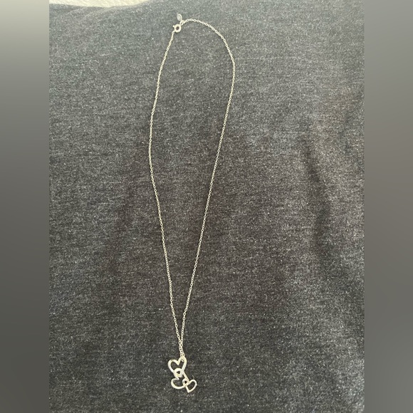 Sterling Silver Heart Pendant Necklace - 18” - Picture 2 of 4